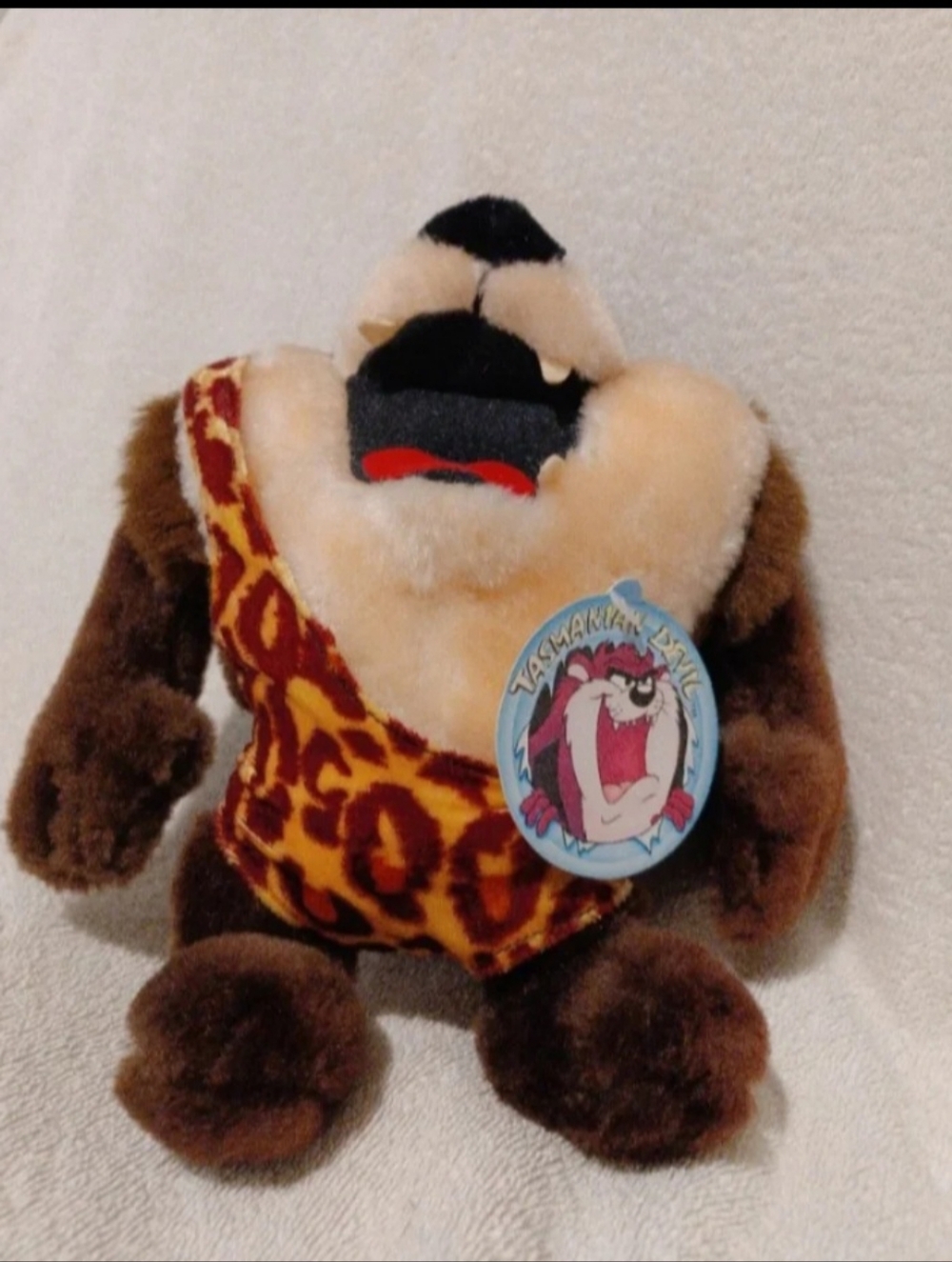 Vintage Looney tunes caveman tasmanian devil plush